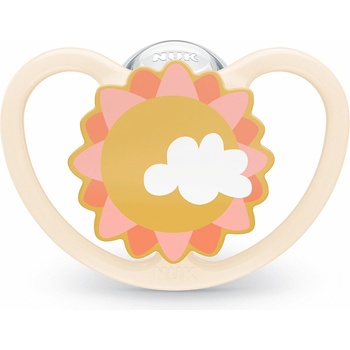 Image 1 of Nuk Силиконова залъгалка NUK - Space, Слънце, 6-18 месeца + кутийка (10736322-Слънце)