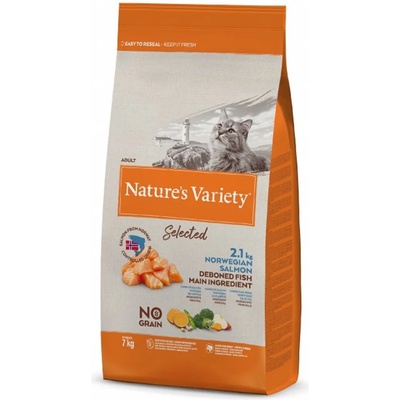 Nature´s variety Nature s Variety Cat Selected No Grain Salmon 7 кг