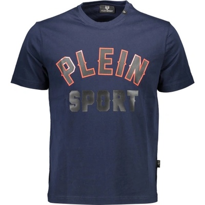 Plein sport Мъжка тениска с къс ръкав plein sport, Син (tips106_blu_85-navy)