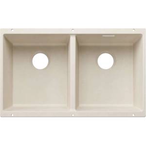BLANCO Subline 350/350 - Мивка от Silgranit, 76x46 см, нежно бяла 527828 (527828) Мивка за вграждане