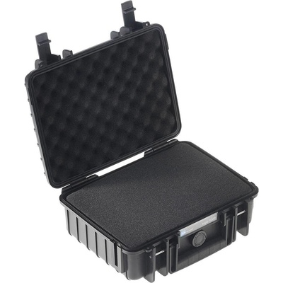 B & W International outdoor.cases Typ 1000 outdoorový kufrík 4.1 l 270 x 215 x 105 mm čierna 1000/B/SI