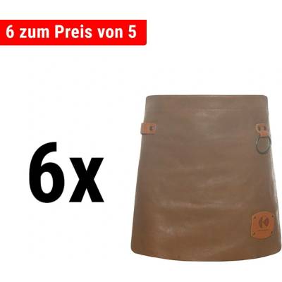 G.Gastro 6 ks Karlowsky Zástěra do pasu kožená karamelová D9785794