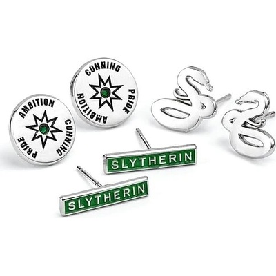 Carat Shop sada náušnic Harry Potter Zmijozel WES00224