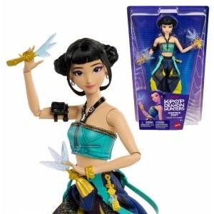 Mattel KPop Demon Hunters HUNTR/X Zoey Fashion Doll in How Its Done Stage Outfit with Ghost Blade Accessory, Movie Inspired, JRN37