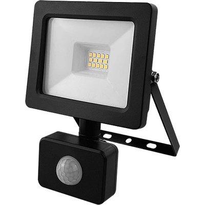 UltraLux Led ПРОЖЕКТОР slim ip44 220v-240v ac 110° 10w 4000k СЕНЗ. ДВИЖЕНИЕ ЧЕРЕН (sppt1040)