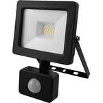 UltraLux Led ПРОЖЕКТОР slim ip44 220v-240v ac 110° 10w 4000k СЕНЗ. ДВИЖЕНИЕ ЧЕРЕН (sppt1040)
