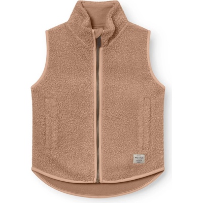 Mini A Ture Детски поларен елек Mini A Ture Kid's Matbattal Vest Fleece vest - Cinnamon Swirl - размер 146 (703-6702-0216)