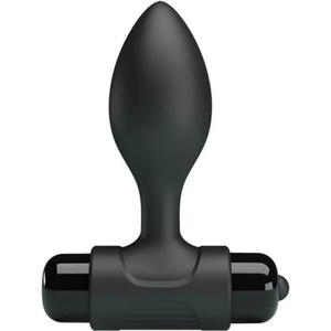 Pretty Love Vibra Butt Plug Black
