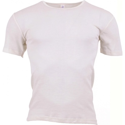 Engel Мъжко копринено термобельо Engel Undershirt S/S Merino base layer - Natural - размер 46/48 (EU) (014-0596-0111)
