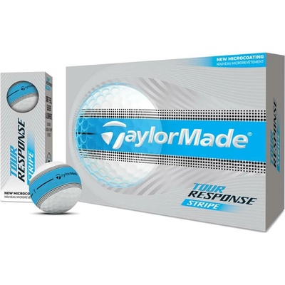 TaylorMade Tour Response Stripe modré 3 ks