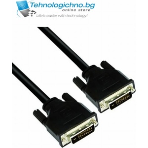 DeTech Кабел DVI - DVI 24+1 5m M/M (18186)