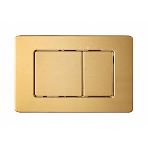 Inter Ceramic Бутон за структура, двоен, Inter Ceramic, 097L BRUSH GOLD (097L BRUSH GOLD)
