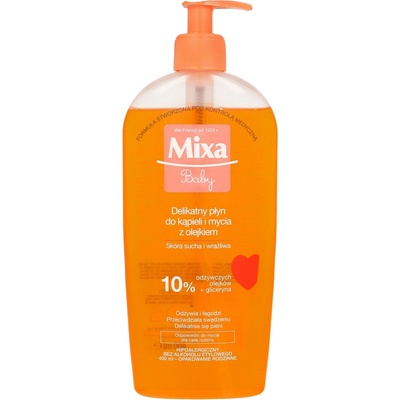 Mixa Baby sprchový olej Foaming Oil Bath & Shower 400 ml