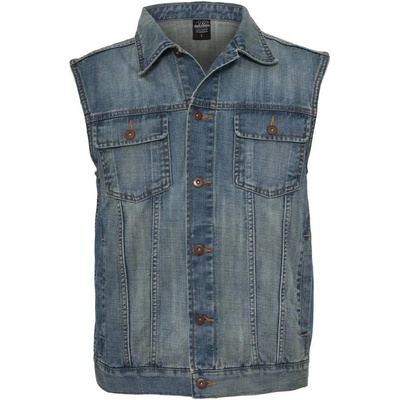 Потник Urban classics Denim Gt vest - Blue (bleu clair)