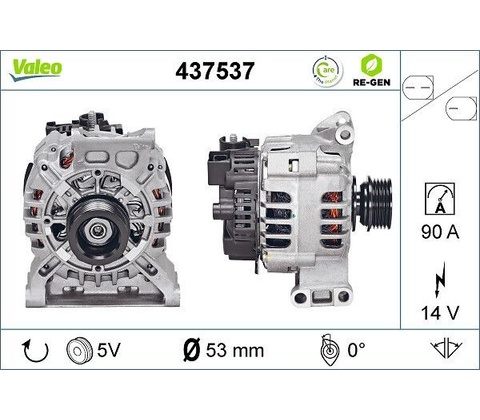 Alternátor VALEO 437537