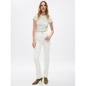 GAP Дънки '90s Straight High Rise GAP GAP | Byal | ЖЕНИ | 26REG