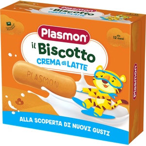 Plasmon Бишкоти за деца със сметана 12+м 320г