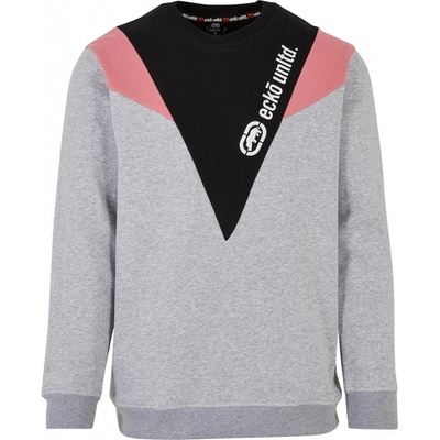 Ecko Unltd. Canberra Crewneck grey melange šedá – Zboží Dáma