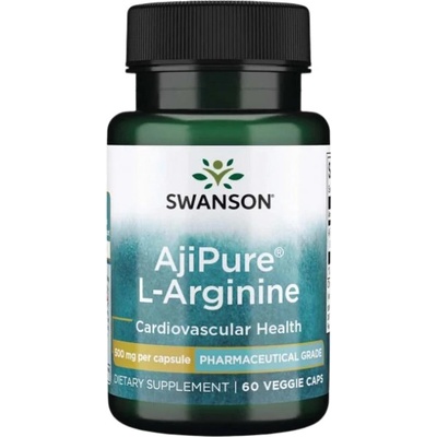 Swanson AjiPure L-Arginine 500 mg [60 капсули]