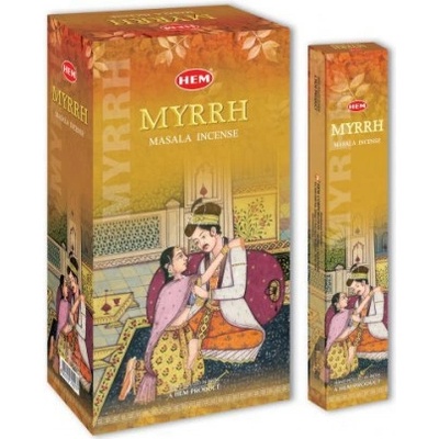 Hem Vonné tyčinky Myrrh Masala Incense 12 ks