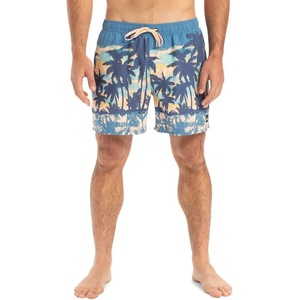 Quiksilver Бански гащета Quiksilver Everyday Straight Volley 15´´ swimming shorts - Blue (Coronet Blue Tropicamo)