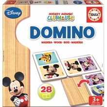 EDUCA Dřevěné domino Mickey a Minnie