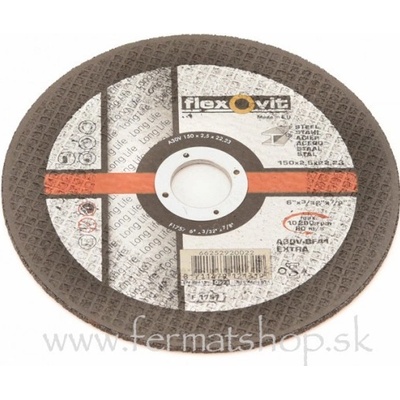 Flexovit Kotúč rezný 150 x 2,5 x 22,2 mm 001758