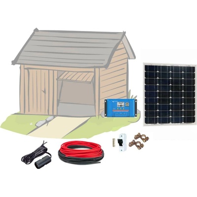 SVP solar fotovoltaický ostrovní systém 55Wp 12V
