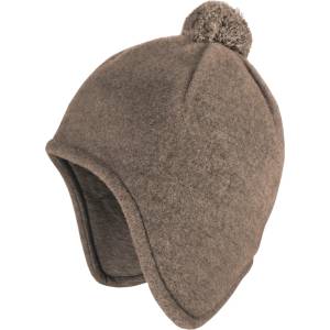 maximo Детска зимна шапка (beanie) Maximo Kids' Mini Inkbeanie with Pom-pom Beanie - Brown Melange - размер 45-47 cm (904-5098-0111)