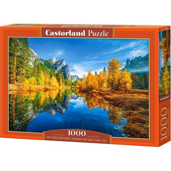 Castorland Пъзел Castorland от 1000 части - Тримата братя, Парк Йосемити (C-105489-2)