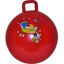 inSPORTline Detská skákacia lopta s držadlom červená