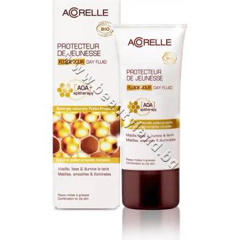 Acorelle Флуид Acorelle Youth Protector Day Fluid, p/n AC-42039 - Био дневен флуид за смесена и мазна кожа с цветен прашец (AC-42039)