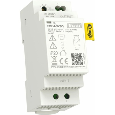 ELKO EP Zdroj PS2M-30/24V DC 1,25A 30W napájecí stabilizovaný
