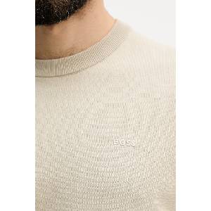 HUGO BOSS пуловер мъжки от памук Upacas-L (50556344) - answear - 166,23 лв