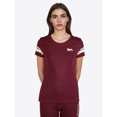 Lonsdale Women's t shirt tmavočervená
