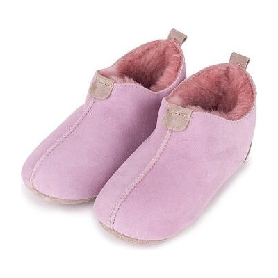 Vlnka kožené s ovčí vlnou Andy růžová