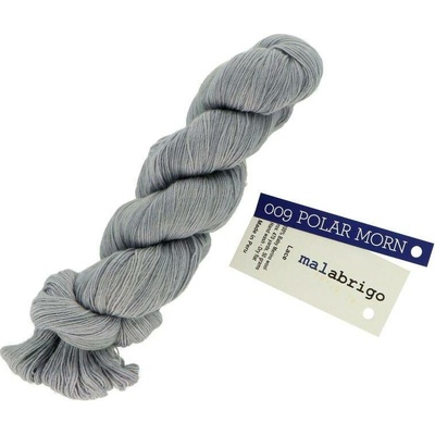 Malabrigo Lace 009 Polar Morn tmavě šedá