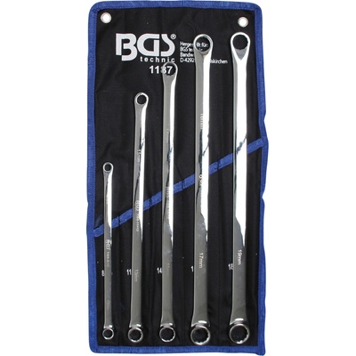 BGS Technic Sada obojstranných očkových kľúčov veľmi dlhé 8 - 19 mm 5-dielna BGS 1187