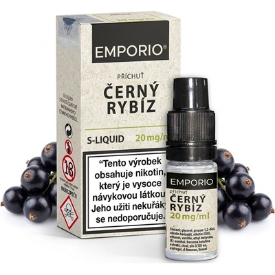 Imperia Emporio Černý Rybíz 10 ml 12 mg