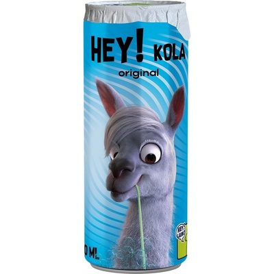 HEY! KOLA original sycený nápoj s příchutí koly 250 ml