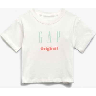 GAP Детска тениска Gap logo GAP GAP | Byal | Момичешки | 3 години