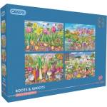 Gibsons Пъзел Gibsons 4 в 1 - Корени и цветове (G5066)
