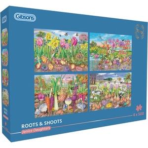 Gibsons Пъзел Gibsons 4 в 1 - Корени и цветове (G5066)