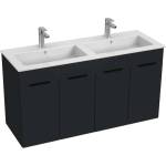 Jika Cube - Шкафче с двойна мивка 116x43x61 см, матов антрацит H4536611763521 (H4536611763521)