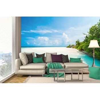 DIMEX ART s. r. o Самозалепваща се флизелинова фототапета курорт на малдивите 375 x 250 см