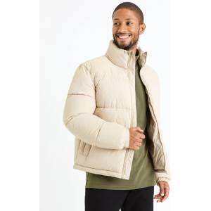 Celio Кремаво мъжко ватирано зимно яке Celio Fuparigi Celio | Byal | МЪЖЕ | XL
