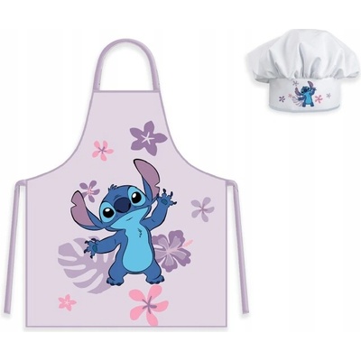 BrandMac Fialová zástera pre deti Disney Lilo a Stitch