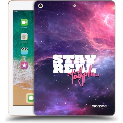 Picasee silikónový prehľadný obal Apple iPad 9.7 2018 6. generace Stay Real