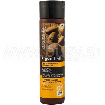 Dr. Santé Argan hydratačný šampón pre poškodené vlasy Argan Oil and Keratin Cleanses and Moisturizes 250 ml