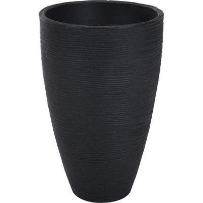 ProGarden Květináč žebrovaný 28 x 43 cm antracit KO-Y54192100